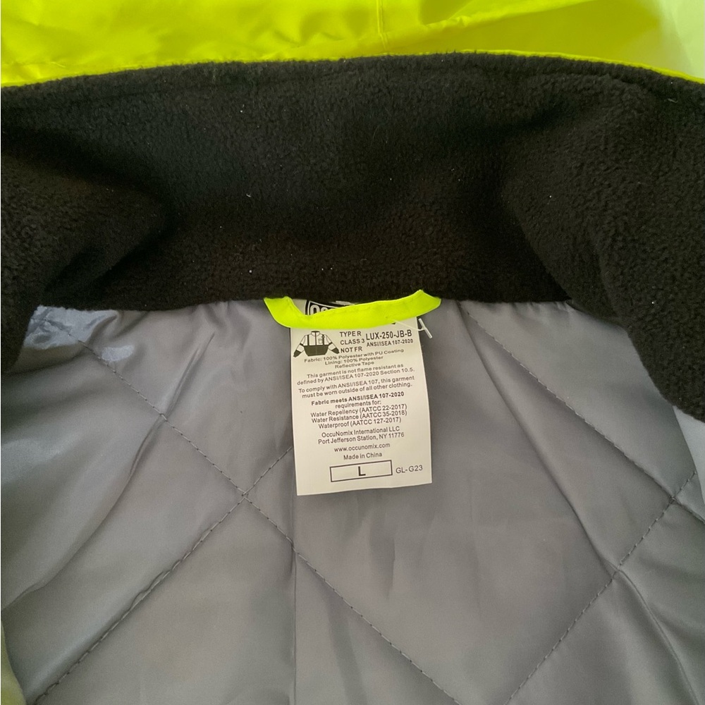 Safety bomber jacket large Type R Class 3 - Picture 4 of 6